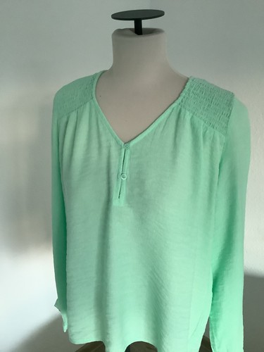 Schöne mintfarbene damenbluse - schöne,