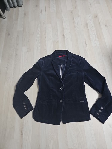 Dunkelblaue kord blazer jacke - dunkelblaue,