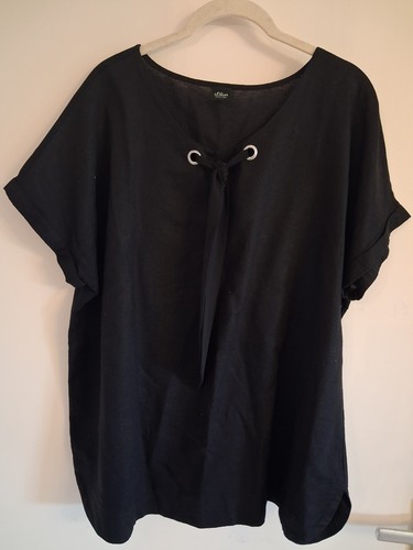 Oliver leinen viscose bluse - s.oliver,