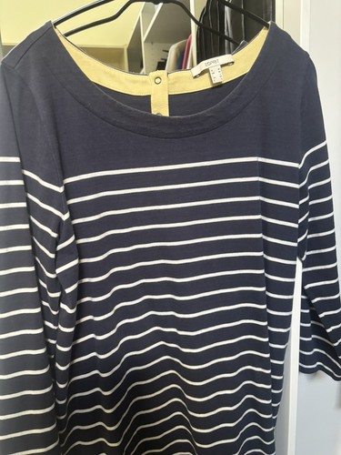 Kleid+S.Oliver+blau+gestreift+